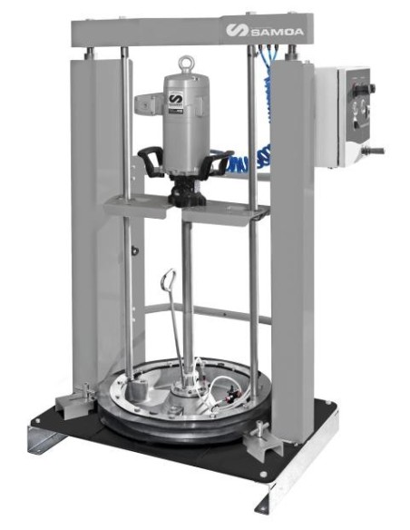 PAQUETE DE BOMBA NEUMÁTICA PUMPMASTER 45 - 40:1 PARA GRASA CON INDUCTOR NEUMÁTICO AUTOMATIC, BIDÓN 185 KG