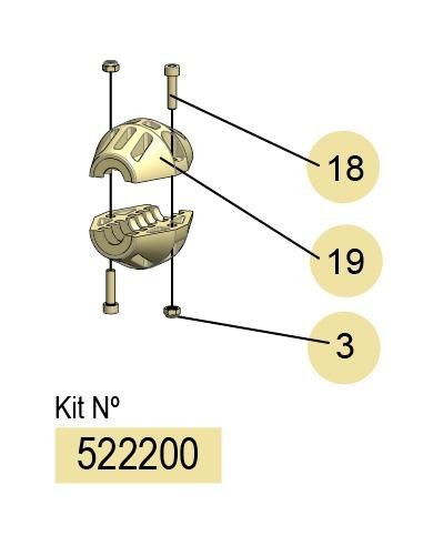 522200, KIT TOPE MANGUERA