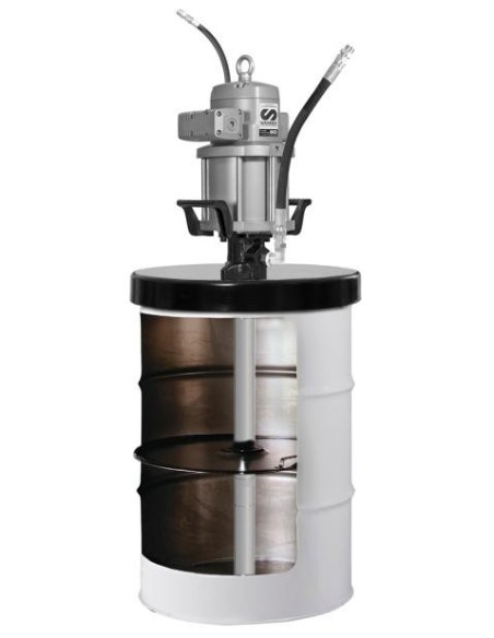 KIT DE BOMBA NEUMÁTICA PUMPMASTER 60 - 80:1 PARA GRASA, BIDÓN 185 KG