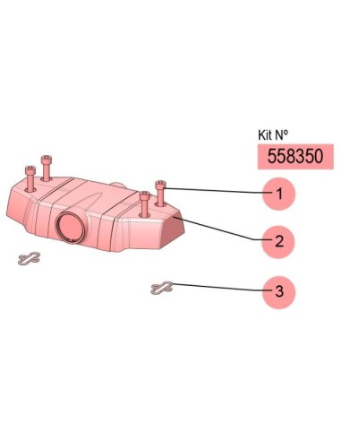 558350, KIT DISTRIBUIDOR DE AIRE DF-100 METAL. STAND.