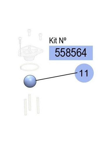 558564, KIT BOLAS DF-250 (NBR)