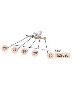 527020, KIT CONJUNTO TRINQUETE ENR. CAR. ND
