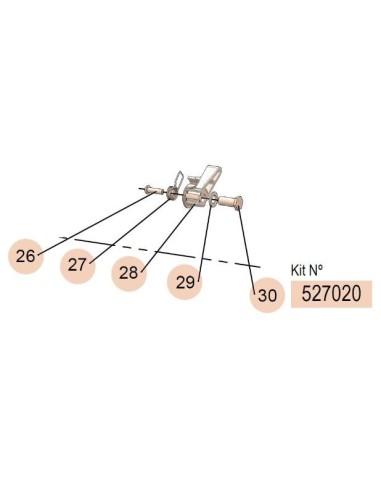 527020, KIT CONJUNTO TRINQUETE ENR. CAR. ND