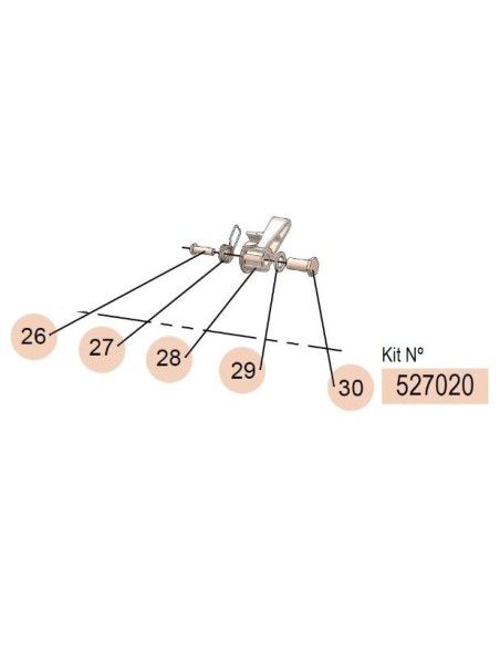 527020, KIT CONJUNTO TRINQUETE ENR. CAR. ND