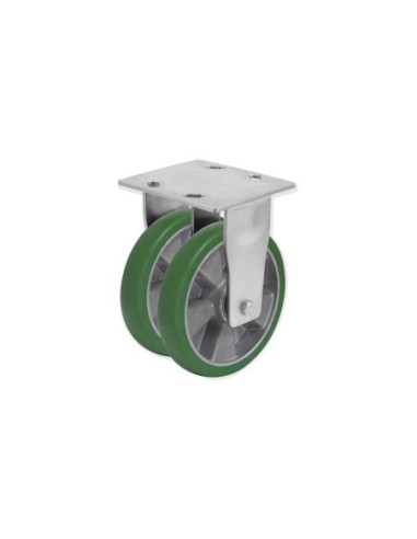 QD - Rotantes Modelo Q con Rueda Doble D Sujeción por Pletina P | 36-943 QDPF6 160 AEBB5