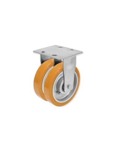 QD - Rotantes Modelo Q con Rueda Doble D Sujeción por Pletina P | 36-951 QDPG6 100 HPB6