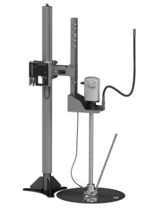 PAQUETE DE BOMBA NEUMÁTICA PUMPMASTER 35 - 60:1 PARA GRASA CON ELEVADOR NEUMÁTICO E INDUCTOR POR GRAVEDAD, BIDÓN 185 KG