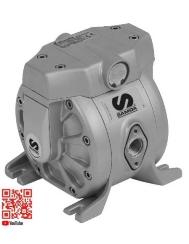 BOMBA NEUMÁTICA DE DOBLE MEMBRANA 1/2, DF50, SERIE DIRECTFLO, ALUMINIO-HYTREL-ACETAL