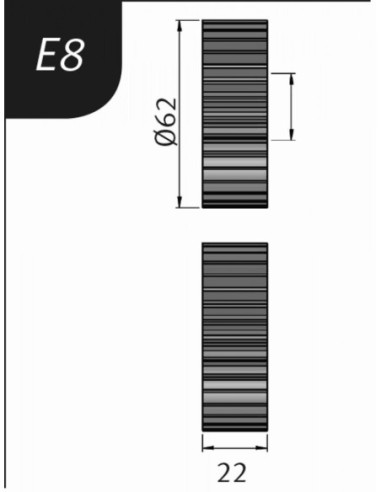 RODILLO PARA SBM140-12 TIPO- E8
