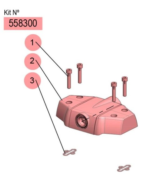 558300, KIT MOTOR DE AIRE DF-50