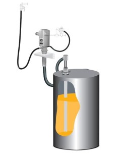 KIT DE BOMBA NEUMÁTICA PUMPMASTER 35 - 8:1 PARA ACEITE, MURAL, BIDÓN 205 L