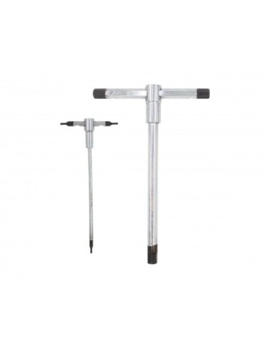 LLAVE EN T CON TRES EXTREMIDADES MACHO HEX 2.5MM