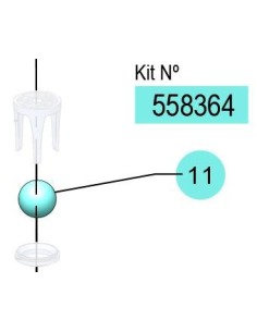 558364, KIT BOLAS DF-100 1 (NBR)