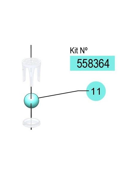 558364, KIT BOLAS DF-100 1 (NBR)