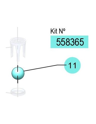 558365, KIT BOLAS DF-100 1 (ACETAL)
