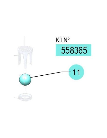 558365, KIT BOLAS DF-100 1 (ACETAL)