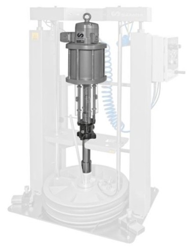 BOMBA NEUMÁTICA DE PISTÓN PARA GRASA DE DOVELAS PUMPMASTER 80, PM80 - 50:1 (COMPONENTE DE KIT)