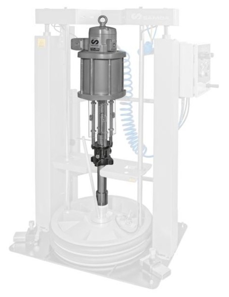 BOMBA NEUMÁTICA DE PISTÓN PARA GRASA DE DOVELAS PUMPMASTER 80, PM80 - 50:1 (COMPONENTE DE KIT)