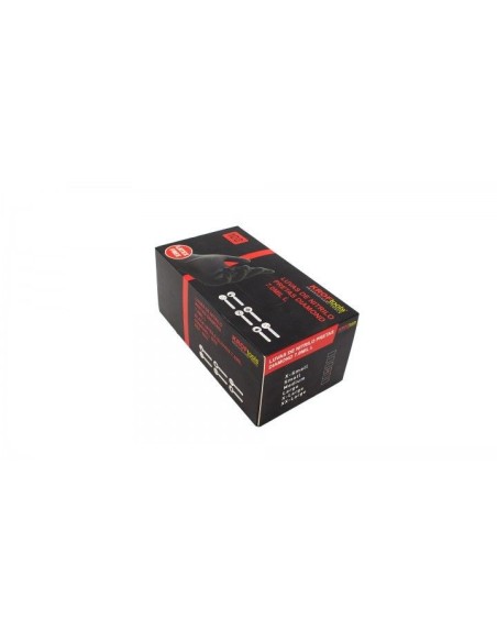 GUANTES NITRILO NEGRAS DIAMOND 7.0MIL T.L - 100PZS