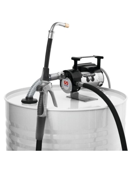 PAQUETE PORTÁTIL DE BOMBA ELÉCTRICA SERIE FLOWSTAR 12 V DC PARA ACEITE CON PISTOLA DE CONTROL, 5 L/MIN