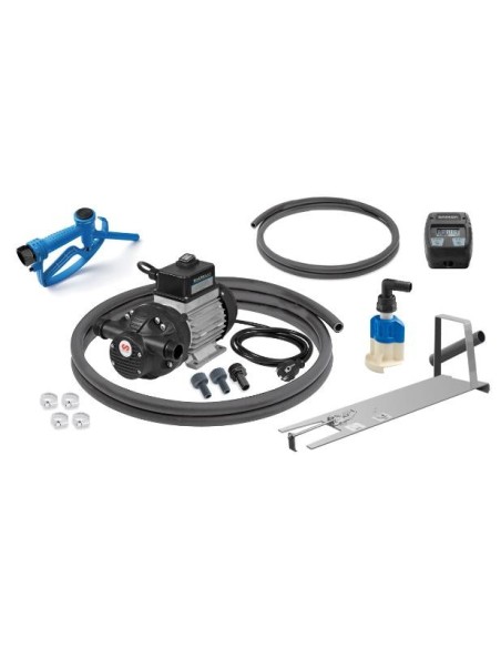 PAQUETE ESTACIONARIO DE BOMBA ELÉCTRICA SERIE SOLURA 230 V AC PARA UREA/ADBLUE CON BOQUEREL Y CONTADOR, 30 L/MIN