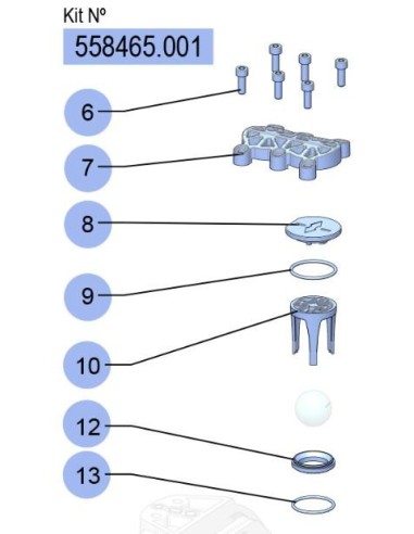 558465.001, KIT ASIENTOS DF-100 (551162)