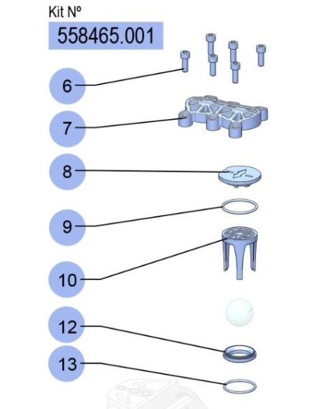 558465.001, KIT ASIENTOS DF-100 (551162)
