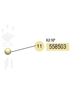 558503, KIT BOLAS DF-250 (ACETAL)