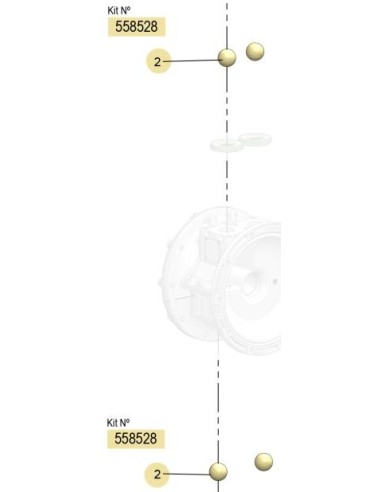 558528, KIT BOLAS DP200 (ACETAL)