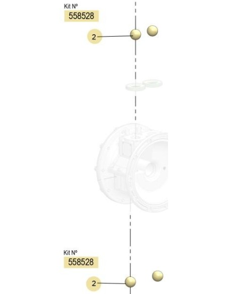 558528, KIT BOLAS DP200 (ACETAL)