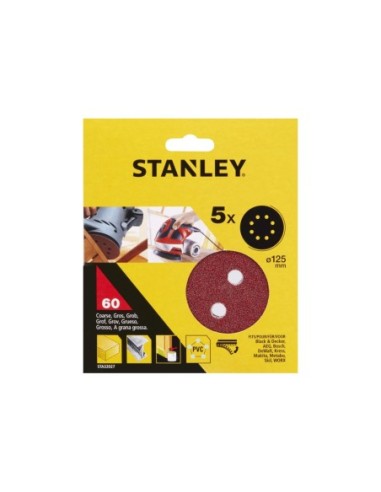 5 Discos ø 125 mm. Para lijadora rotorbital