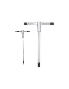 LLAVE EN T CON TRES EXTREMIDADES MACHO HEX 5MM