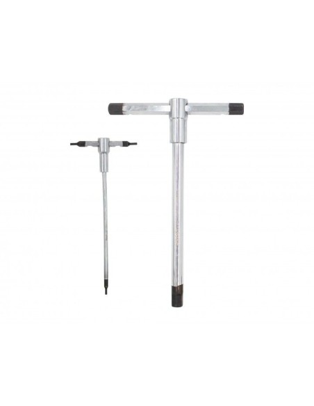 LLAVE EN T CON TRES EXTREMIDADES MACHO HEX 5MM