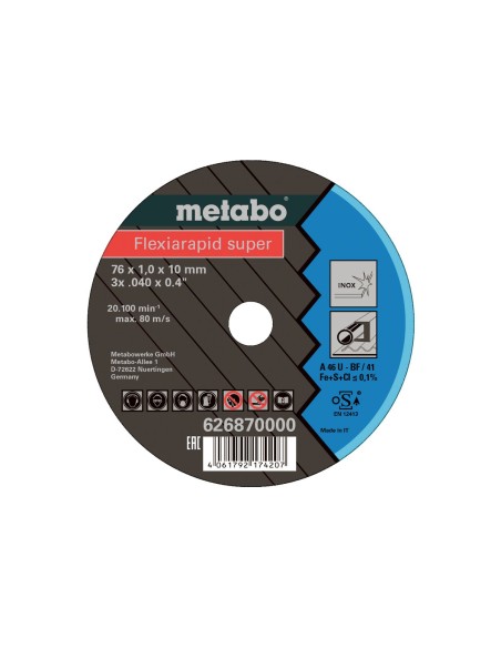 5 Flexiarapid Super 76x1,0x10,0 mm Inox, TF 41 (626870000)