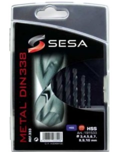 SESA - SESABOX HSS-G ALTO RDTO. 8 PIEZAS 3-10X1.00MM 2