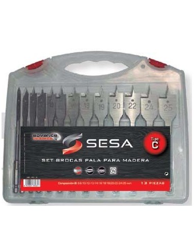 SESA - SET BROCA PALA C 13 PIEZAS