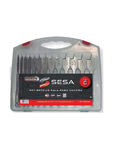 SESA - SET BROCA PALA C 13 PIEZAS