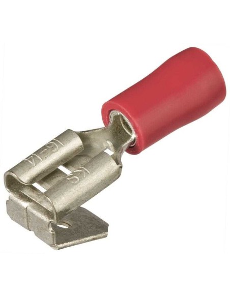 Terminales hembra para enchufes planos aislados 100 unidades de cada tipo KNIPEX 97 99 090
