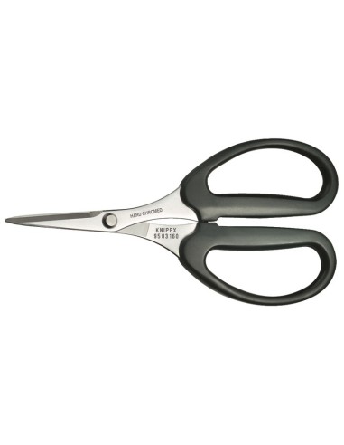 Tijeras para fibras KEVLAR con revestimiento de plástico cromado 160 mm KNIPEX 95 03 160 SB