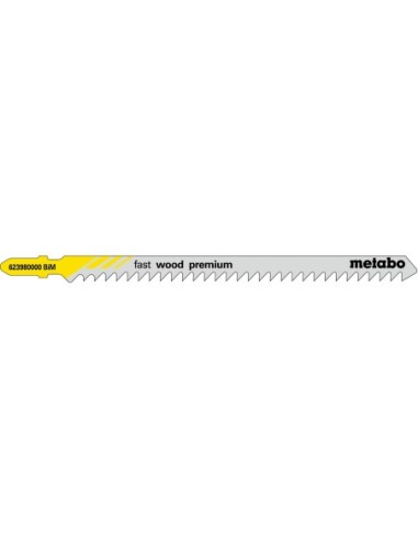 5 hojas para sierra de calar fast wood premium 126/ 4,0 mm (623980000)