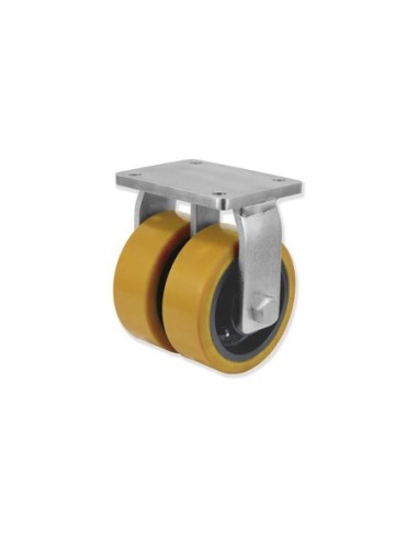 UD - Rotantes Modelo U con Rueda Doble D Sujeción por Pletina P | 38-531 UDPF8 300 HPB8
