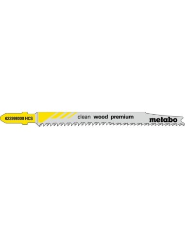 5 hojas para sierra de calar clean wood premium 93/ 2,2 mm (623998000)