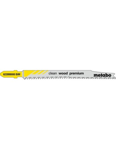 5 hojas para sierra de calar clean wood premium 93/ 2,2 mm (623999000)