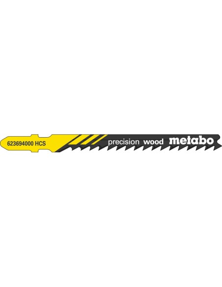 5 hojas para sierra de calar precision wood 74 4,0 mm (623694000)