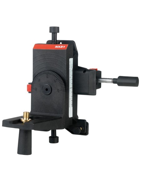Soporte de pared polivalente para niveles láser