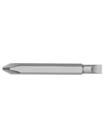 Punta reversible Plana / Phillips guía 1/4