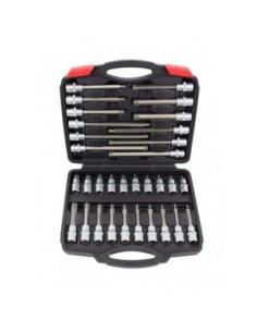 KIT LLAVES DE VASO C/ PUNTA TORX 1/2 32PZS