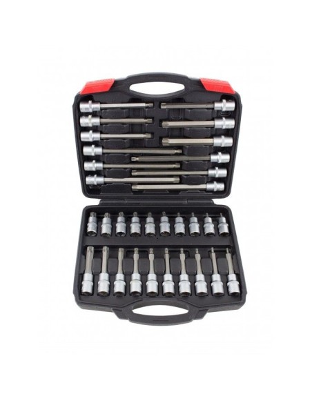 KIT LLAVES DE VASO C/ PUNTA TORX 1/2 32PZS