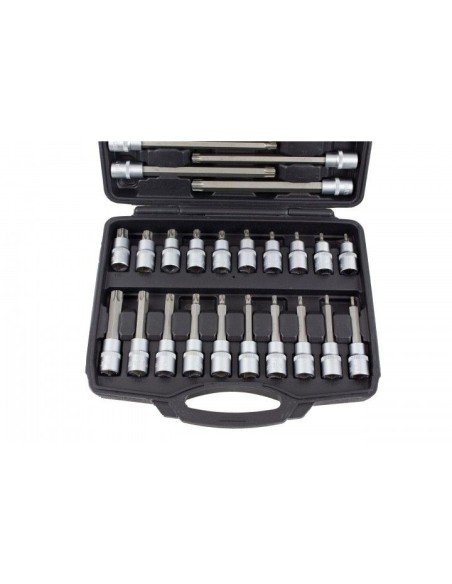 KIT LLAVES DE VASO C/ PUNTA TORX 1/2 32PZS