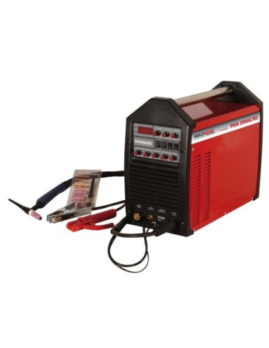 WIG/TIG Equipo soldadura (PULSE) | PISA200ACDC Holzmann